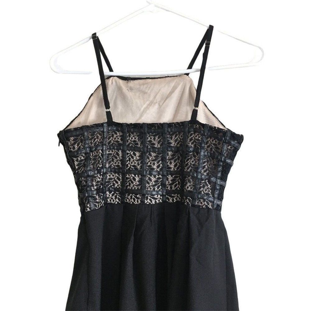 Missguided Skater Dress Size 2 US XS 9799 Black - Picture 5 of 8